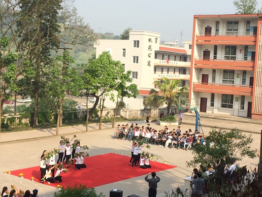 自贡市大安职业技术学校标志